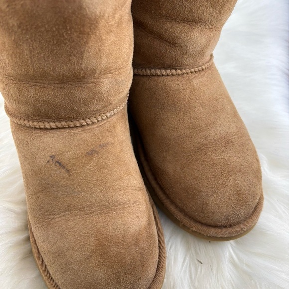 UGG Chestnut Suede Tall Winter Boots - Picture 7 of 11
